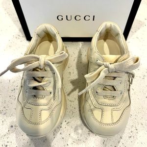 Brand New Unisex Gucci Toddler Sneakers…Gucci size 22 (6us)